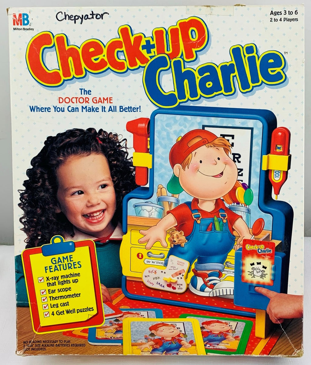 Check-up Charlie Game - 1995 - Milton Bradley - Great Condition