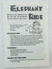 Elephant Ride Game - 1999 - Ravensburger - Great Condition