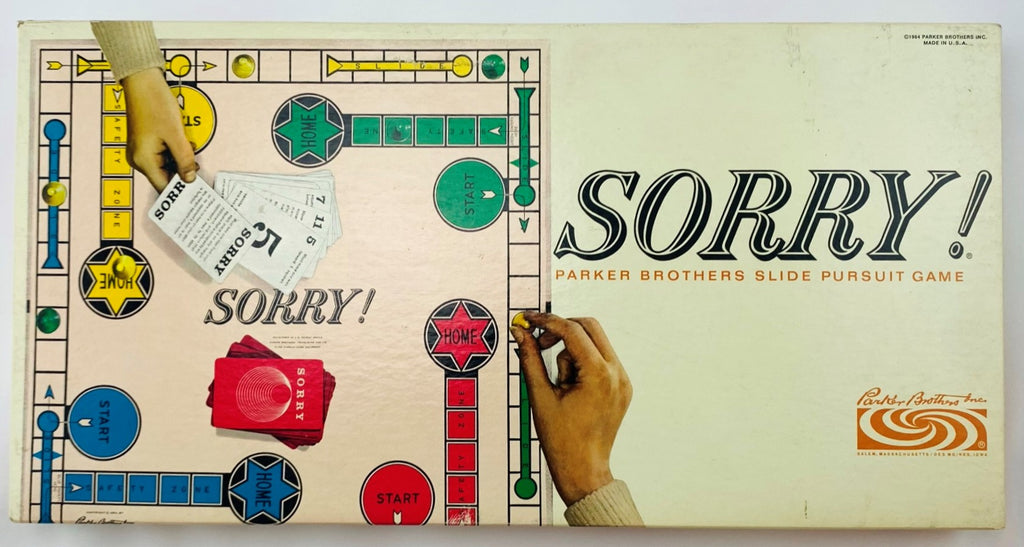 Sorry! Game - 1964 - Parker Brothers - New Old Stock