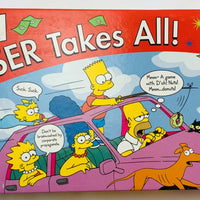 The Simpsons: LOSER Takes All! Game - 2001 - RoseArt - Great Condition