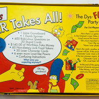 The Simpsons: LOSER Takes All! Game - 2001 - RoseArt - Great Condition