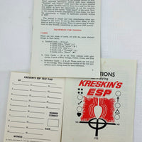 Kreskin's ESP Game - 1967 - Milton Bradley - Great Condition