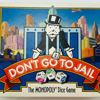 Don't Go To Jail Game Monopoly Game - 1991 - Parker Brothers - Great Condition