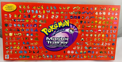 Pokémon Master Trainer Game - 2001 - Milton Bradley - Great Condition