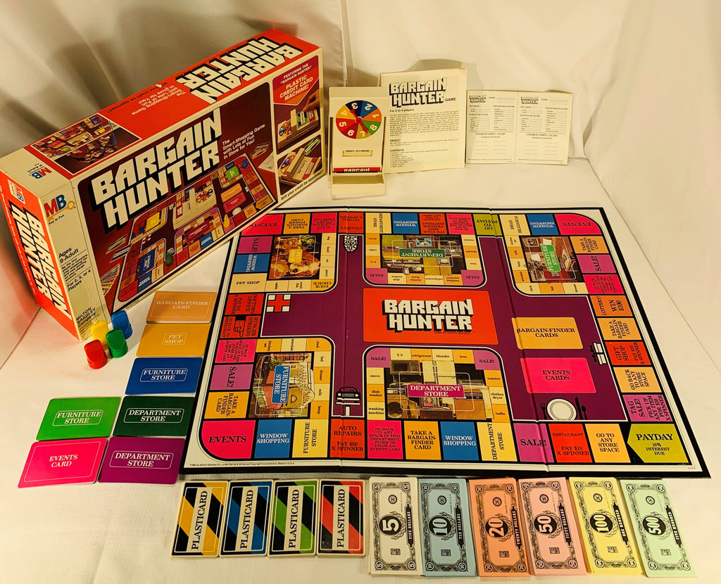 Bargain Hunter Game 1981 Milton Bradley Great Condition Mandi's Attic Toys