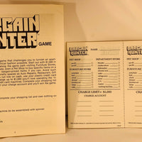 Bargain Hunter Game - 1981 - Milton Bradley - Great Condition