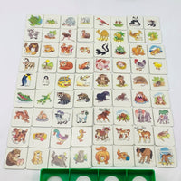 Memory Game Animal Families - 1990 - Milton Bradley - Very Good Condition