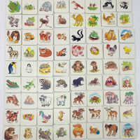 Memory Game Animal Families - 1990 - Milton Bradley - Very Good Condition