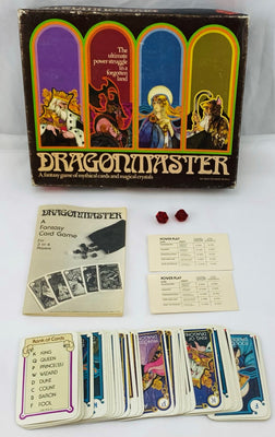 Dragonmaster Card Game - 1981 - E.S. Lowe - Good Condition