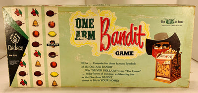 One Arm Bandit Game - 1963 - Cadaco - Great Condition