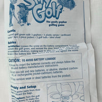 Silly Golf Game - 2001 - Milton Bradley - Great Condition