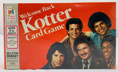 Welcome Back Kotter Card Game - 1976 - Milton Bradley - New