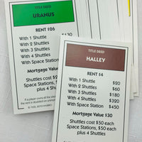 Night Sky Solar System Monopoly - 2010 - USAopoly - Great Condition