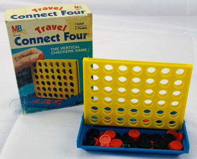 Connect Four Travel Game - 1982 - Milton Bradley - Good Condition