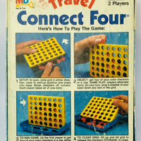 Connect Four Travel Game - 1982 - Milton Bradley - Good Condition