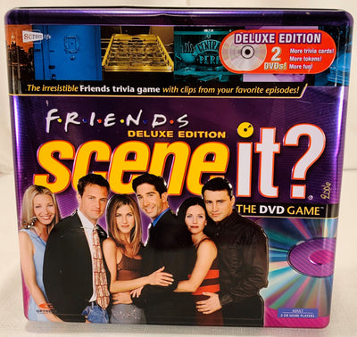 Friends Scene It Deluxe Game Tin - 2006 - Mattel - Great Condition