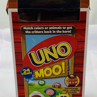 UNO Moo Game - 2008 - Mattel - Great Condition