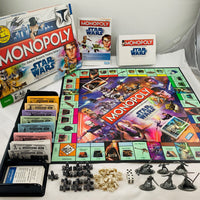 Star Wars Clone Wars Monopoly Game - 2008 - Parker Brothers - Great Condition