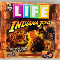 Indiana Jones Game of Life - 2008 - Milton Bradley - Great Condition