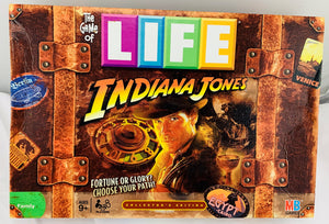 Indiana Jones Game of Life - 2008 - Milton Bradley - Great Condition