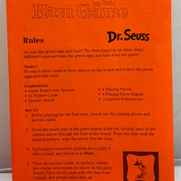 Green Eggs and Ham Game - 1996 - University Games - Great Condition
