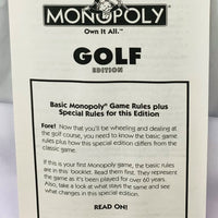 Monopoly Golf Edition - 1998 - USAopoly - Great Condition