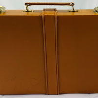 Tan Backgammon Game 15.5" x 10" - Complete - Great Condition