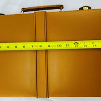 Tan Backgammon Game 15.5" x 10" - Complete - Great Condition
