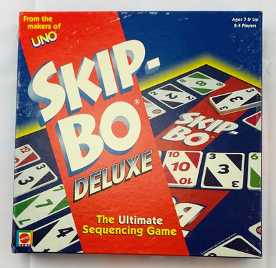 Skip-Bo Deluxe Game - 2001 - Mattel - New