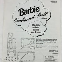 Barbie Enchanted Ball 3-D Game - 1998 - Mattel - Great Condition
