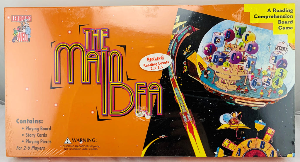Main Idea Learning Game Red Level - 1980 - New