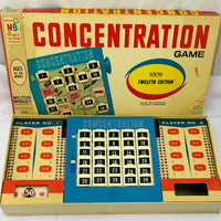 Concentration Game 12th Edition - 1973 - Milton Bradley - Great Condition