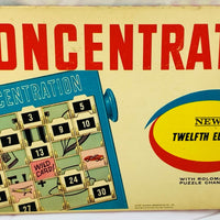 Concentration Game 12th Edition - 1973 - Milton Bradley - Great Condition