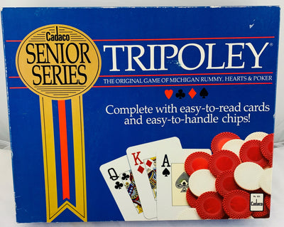 Tripoley Senior Series Game - 1989 - Cadaco - Great Condition