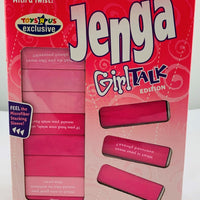 Jenga Girl Talk Game - 2007 - Parker Brothers - Never Played