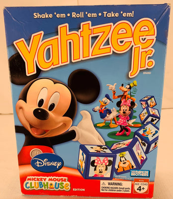 Mickey Mouse Club House Yahtzee Jr. - 2006 - Hasbro - Great Condition
