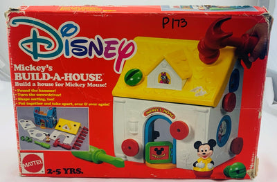 Mickey's Build A House - 1990 - Mattel - Great Condition