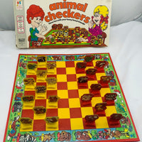 Animal Checkers - 1978 - Milton Bradley - Great Condition