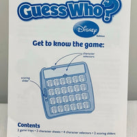 Disney Guess Who Game - 2009 - Hasbro - Great Condition
