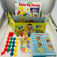 Sesame Street Great Big Parade Game - 1989 - Milton Bradley - Very Good Condition