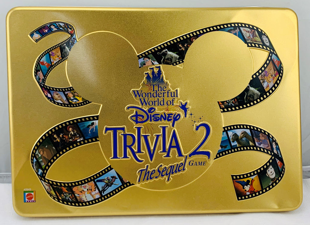 The Wonderful World of Disney Trivia 2: The Sequel Game - 2000 - Mattel - Great Condition
