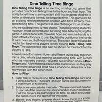 Dino Bingo - 1992 - Educational Insights - Very Good Condition