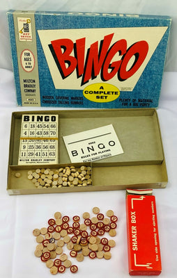 Bingo Game - Milton Bradley - 1960 - Great Condition