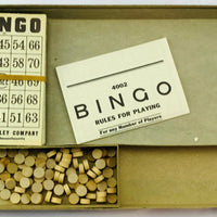 Bingo Game - Milton Bradley - 1960 - Great Condition