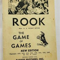 Rook Game - 1936  - Parker Brothers - Great Condition