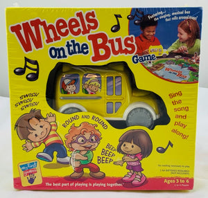 Wheels on the Bus Game - 2000 - Milton Bradley - New/Sealed