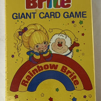 Rainbow Brite Giant Card Game - 1981 - Golden - NEW Sealed