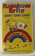 Rainbow Brite Giant Card Game - 1981 - Golden - NEW Sealed