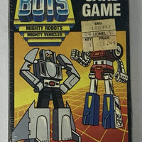 GoBots GIANT Card Game - 1985 - Golden - New