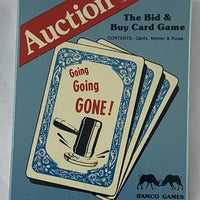 Auction Card Game - 1985 - Ramco Games - New/Sealed